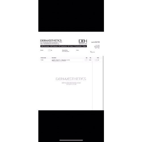 KEM CHỐNG NẮNG DBH spf50 DERMAESTHETICS CHÍNH HÃNG