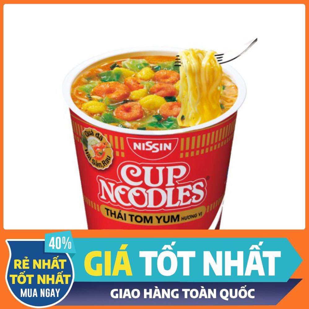 [HCM] Thùng 24 Ly Mì Cup Noodles Nissin 67g/ly đến 74g/ly nhập khẩu Thái Lan - Giảm Giá Mùa Dịch