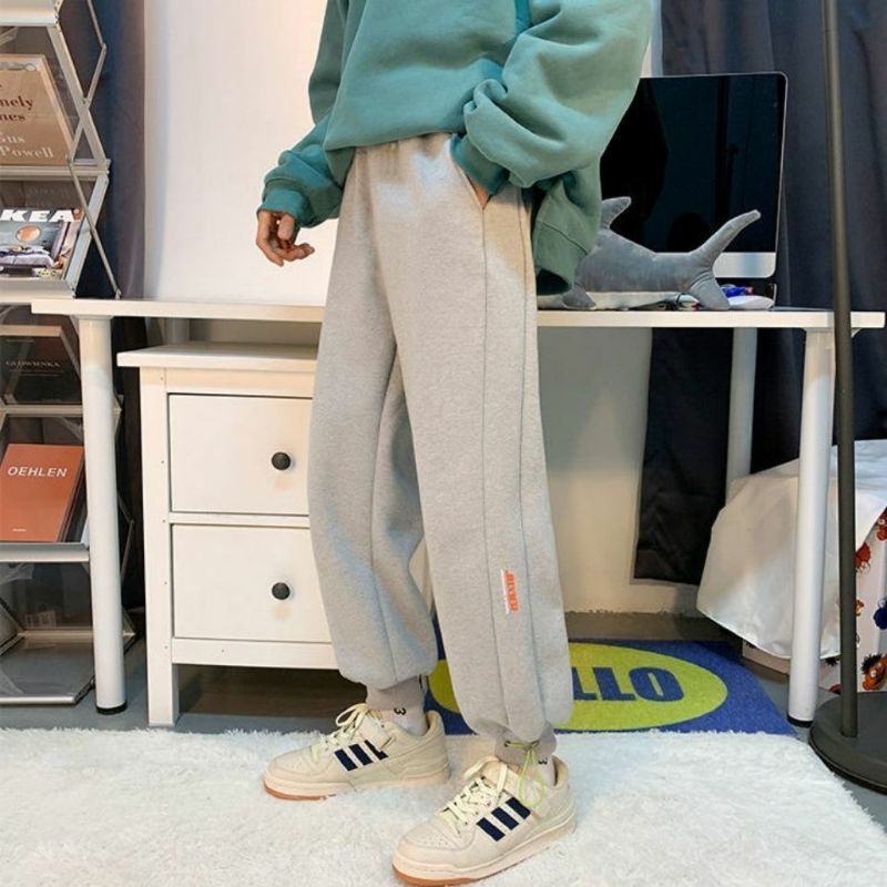 Quần Jogger Nỉ Unisex Gấu Dài