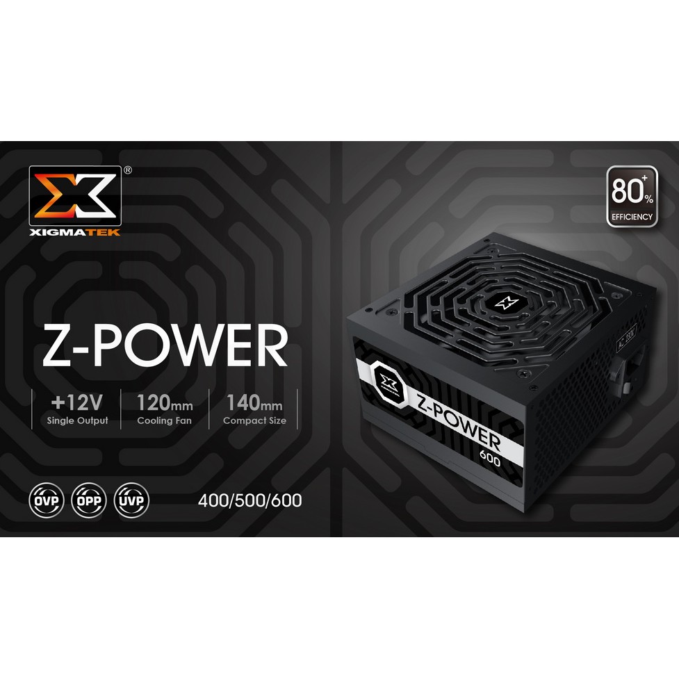 Nguồn XIGMATEK XPOWER Series 80Plus X350 EN40544 Hàng Chính Hãng