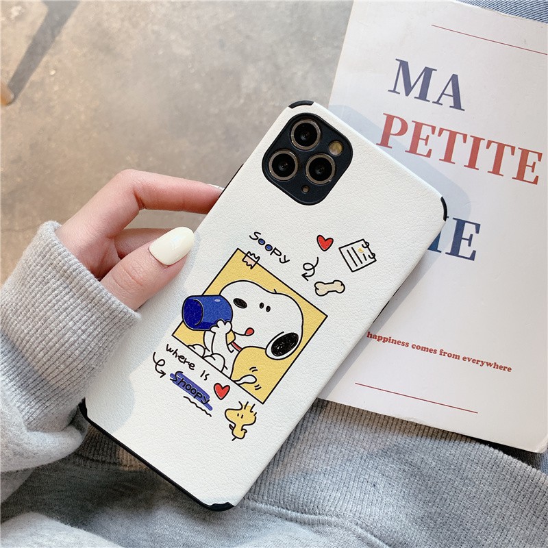 Leather Case for iPhone 12 Pro Max / iP11 / X XR 7 / 8 Plus Bear Pattern Print Mobile Phone Case | BigBuy360 - bigbuy360.vn