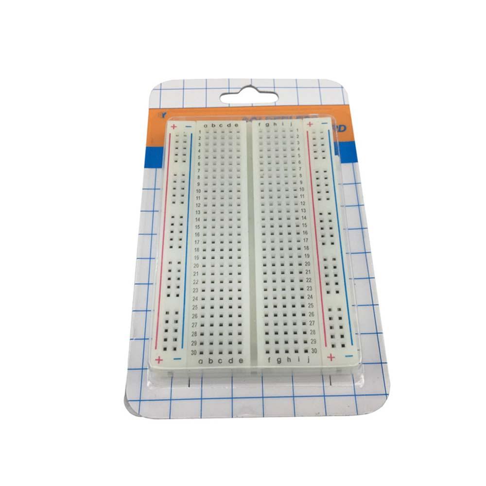 Bảng Mạch Thử Breadboard 400 Lỗ 8.5X5.5Cm PCB