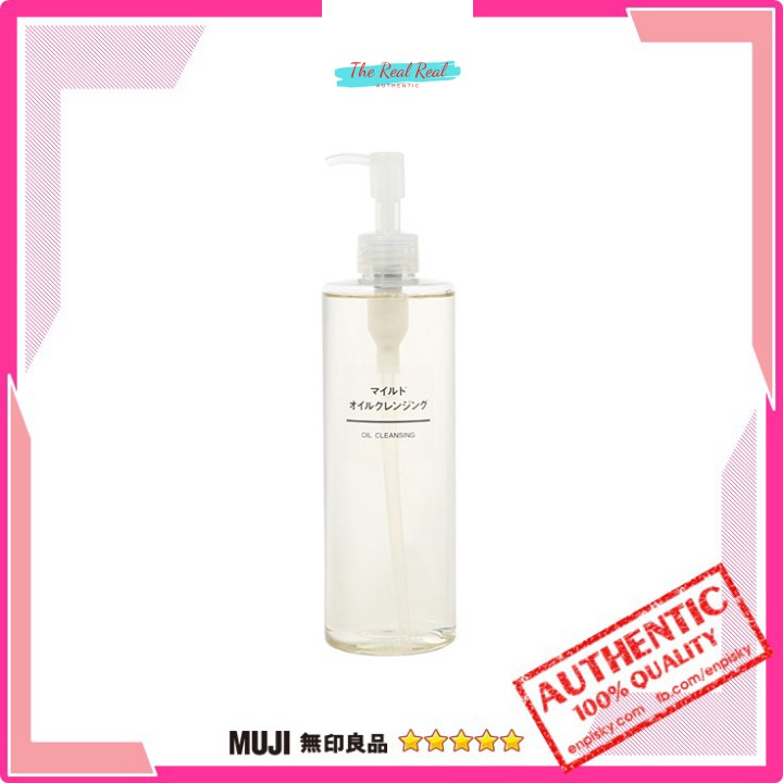 [Mã giảm giá mỹ phẩm chính hãng] Dầu tẩy trang Muji MILD Oil Cleansing 200ml (bill Nhật)