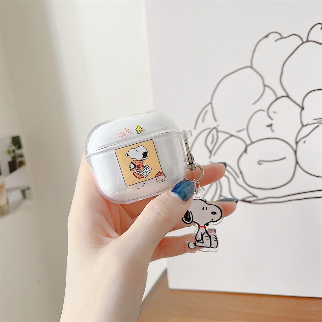 Vỏ Bảo Vệ Hộp Sạc Tai nghe không dây Lenovo Lp 40s 40Pro Hình Cinnamoroll Kuromi Stitch Snoopy Bằng TPU Mềm Chống Rơi