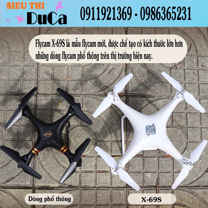 Flycam X-69S Wifi Camera 1080P HD New Shop Đồ Chơi