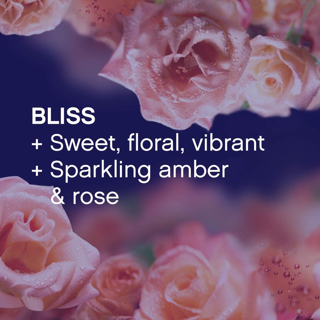 Hạt Xả Giúp Thơm và Mềm Vải Downy Infusions in-Wash Scent Booster Beads, Bliss, Sparkling Amber & Rose 285g (Mỹ)
