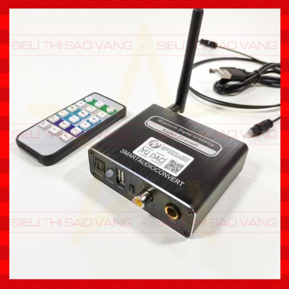 Bộ chuyển đổi quang học optical ra AV sang âm thanh audio có MIC hát và Bluetooth - BH 12 tháng