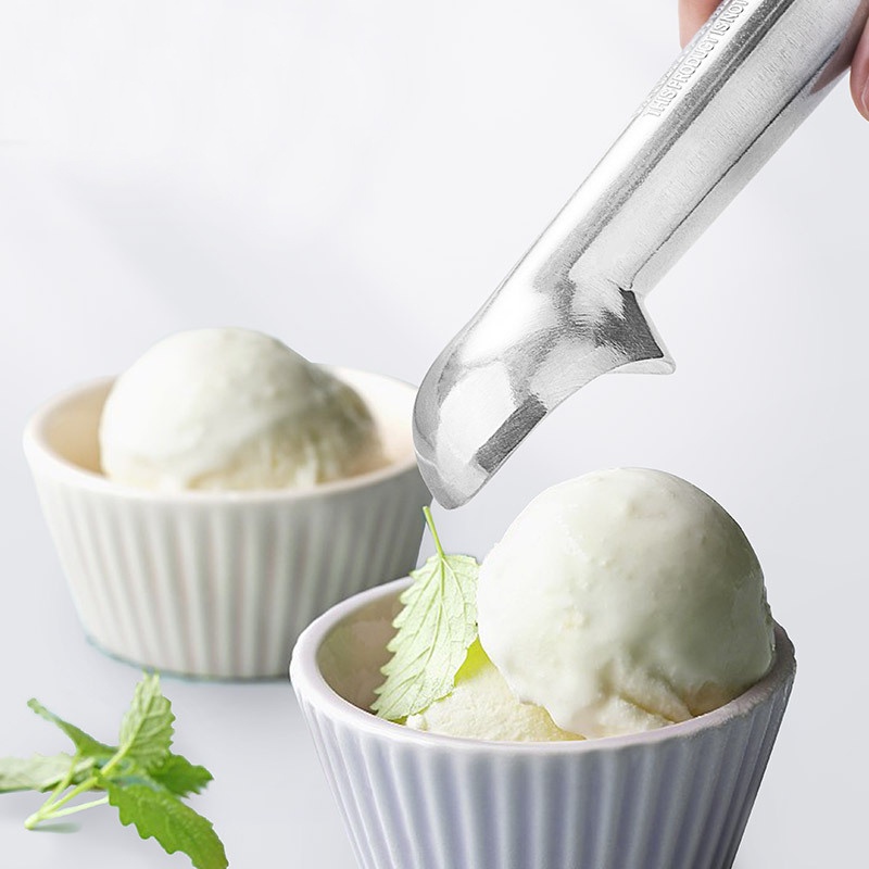 Portable Non-stick Aluminum Alloy Ice Cream Watermelon Fruit Scoop