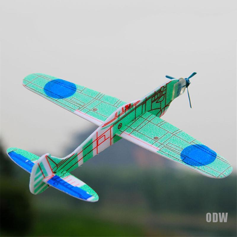 Máy bay xốp ném tay 19cm vui nhộn cho bé