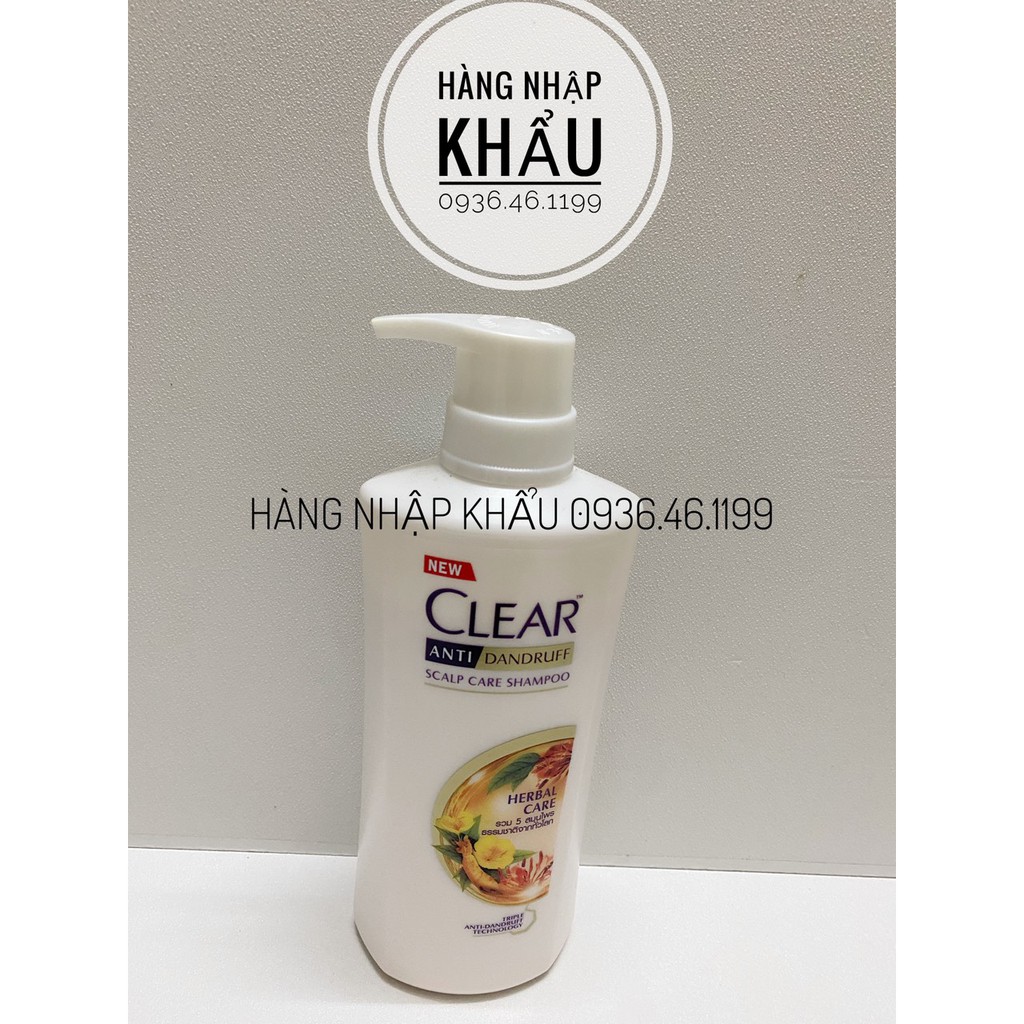 [MẪU MỚI 2020]Dầu Gội Clear Thái Lan 450ml