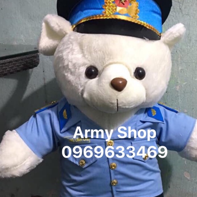 Gấu bông phòng không không quân bộ xuân hè