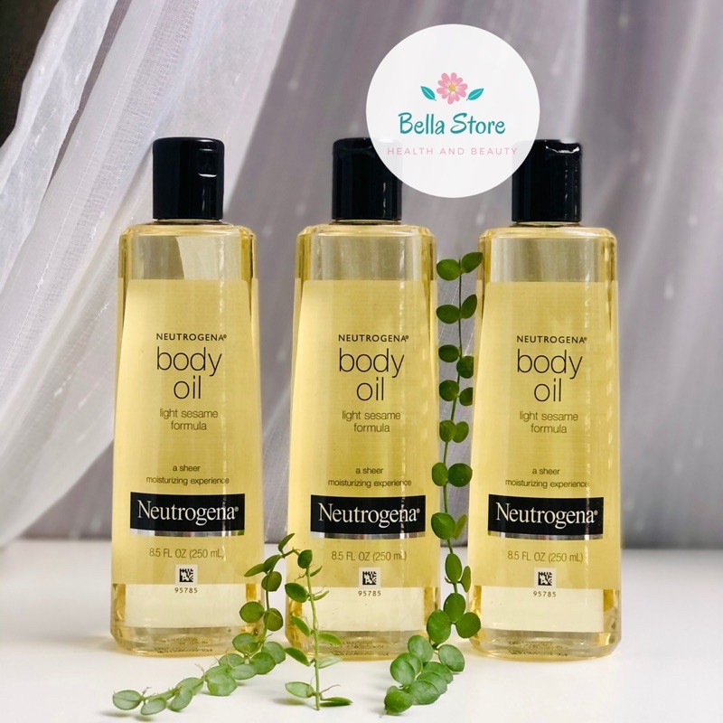 Dưỡng thể Neutrogena Body Oil Light Seasame Formula