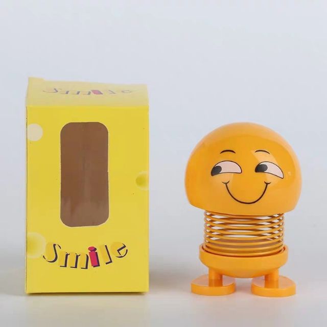 Thú lò xo, emoji lò xo mặt cười, thú nhún lò xo lắc đầu