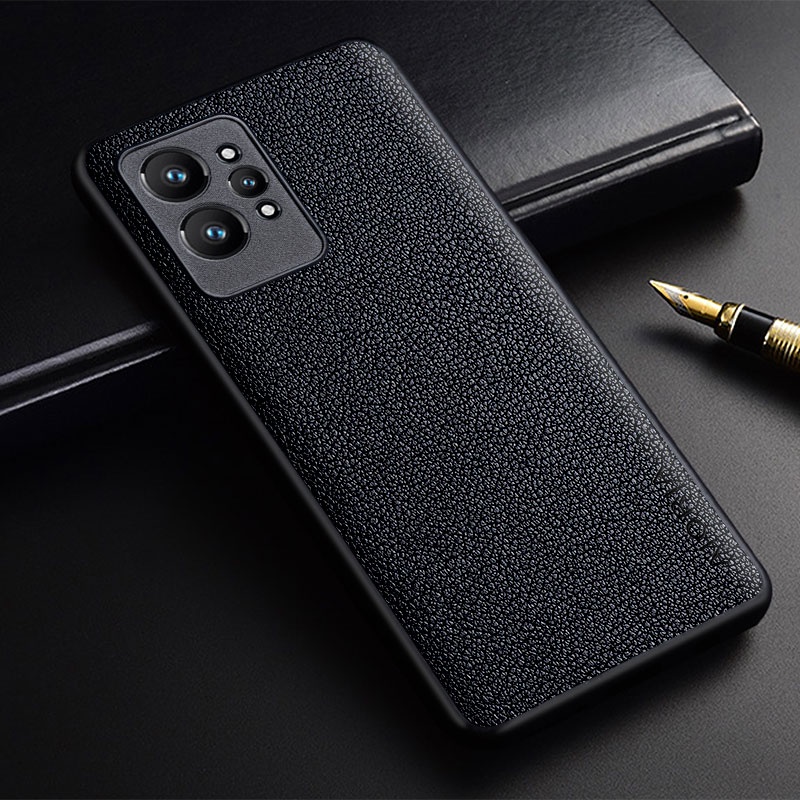 Ốp Điện Thoại Da pu Màu Trơn Cho realme gt2 pro gt 2 2