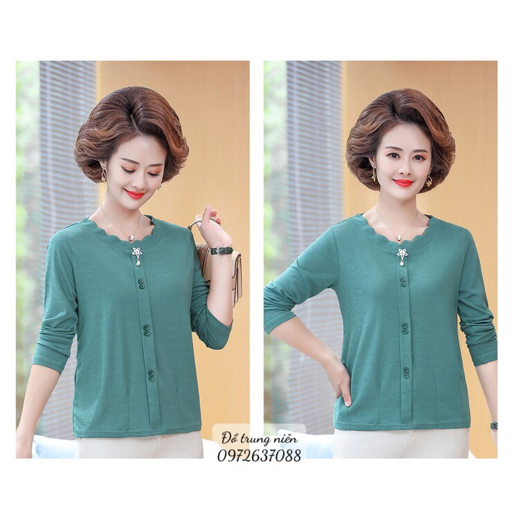 Áo sơ mi thun cực đẹp cho mẹ cho bà -SOMITHUN