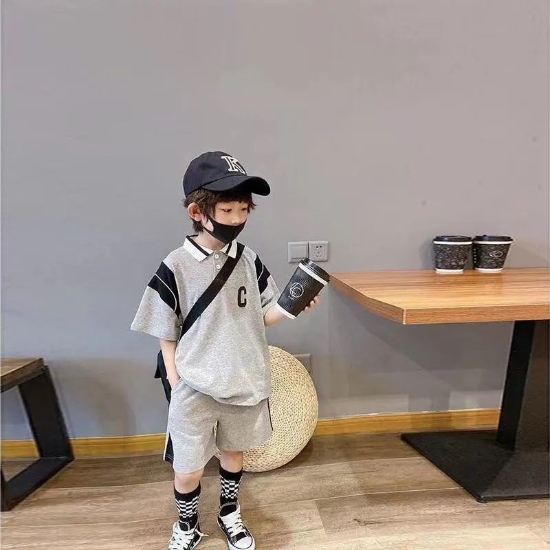 Set Đồ Thời Trang Mùa Hè Phong Cách Hàn Quốc Mới Cho Bé Trai