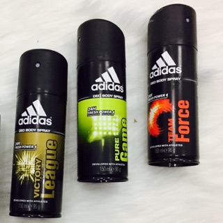 Chai xịt khử mùi toàn thân Adidas 150ml(96g) của Pháp