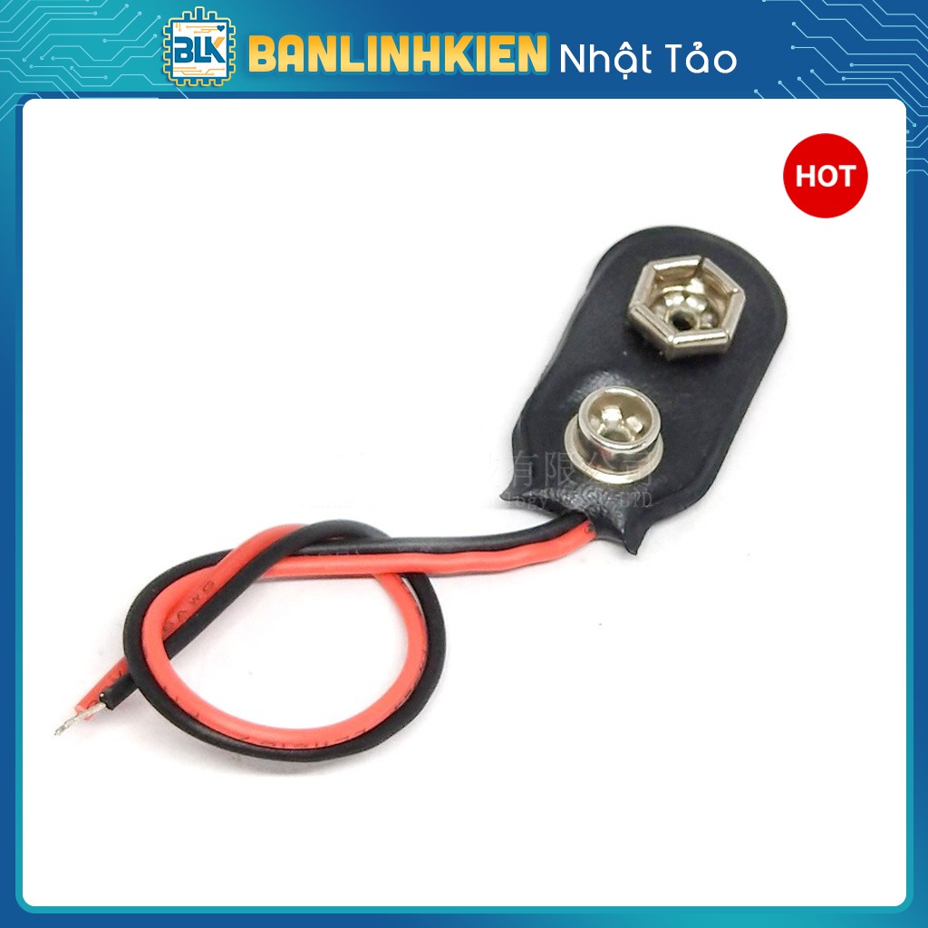 Đế pin 9V/ loại hộp có nắp có công tắc/ đế dây/ đế thường