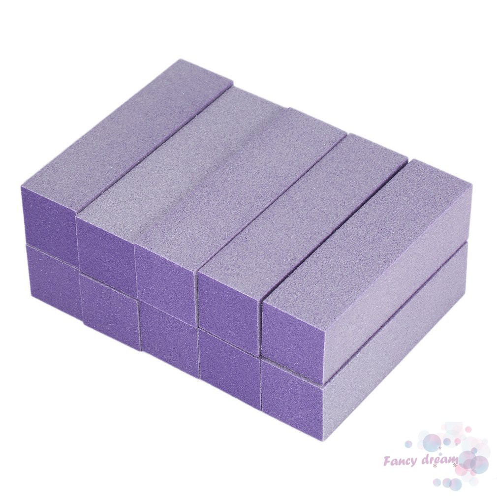 Bộ 10 khối mài giũa móng tay chân chuyên dụng cho nữ