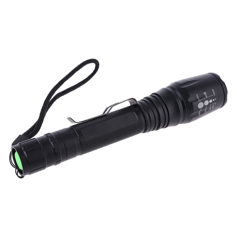 Đèn pin cảnh sát 10000 Lumens 5 chế độ ánh sáng mạnh mẽ XML T6 LED 18650