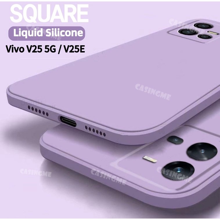 Ốp Điện Thoại Silicon Dẻo Hình Vuông Cho Vivo V25 5G V25E V25 5G V25E V23 V23E 25V V 23 25 E 25E 5G VivoV25 VivoV25E 5G