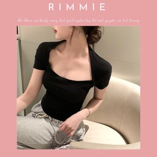 [ Hàng có sẵn ] Áo thun nữ body sexy hot girl mùa hè 2021 ngắn tay bó sát quyến rũ trẻ trung