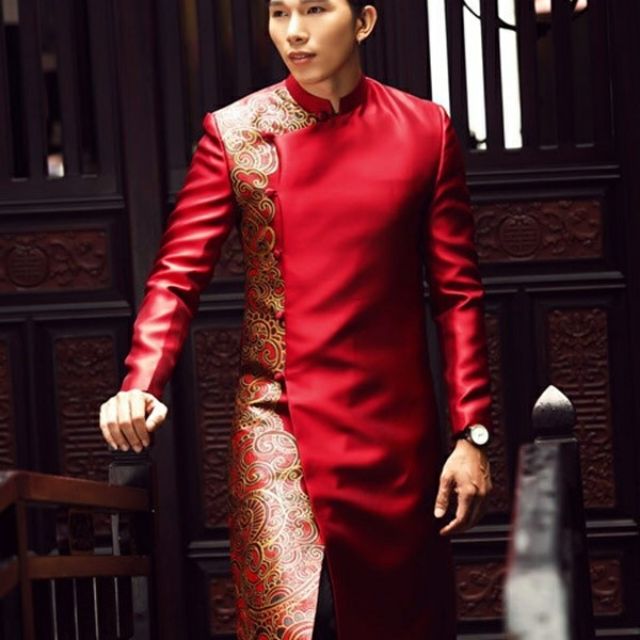 Áo dài cách tân nam cao cấp