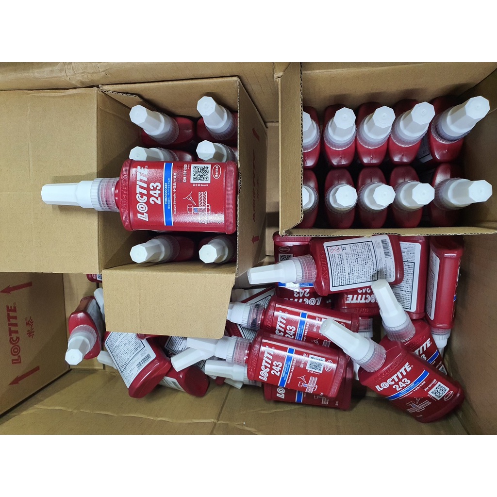 Shop yêu thích Keo khóa ren Loctite 243,Hàng chính hãng, khóa bulong,, chai 50ml