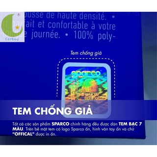Bọc vô lăng Sparco SPC 1113BK (đen chỉ đỏ)