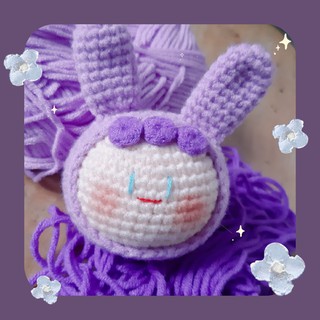 MÓC KHOÁ BÉ BÉO LEN HANDMADE  - BASIC