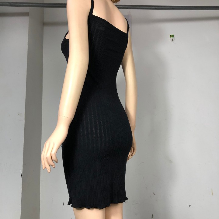 Đầm thun body 2 dây kèm áo croptop | BigBuy360 - bigbuy360.vn