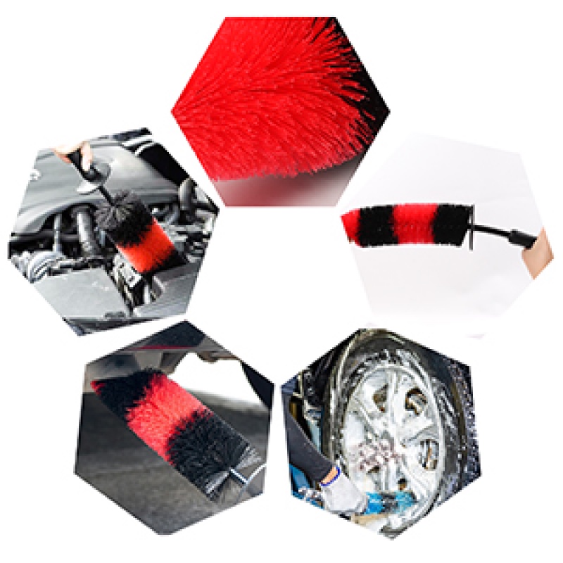 Set 12 chổi vệ sinh xe hơi tay cầm dài tiện dụng