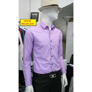 Sơ mi nến lụa tay dài 150k