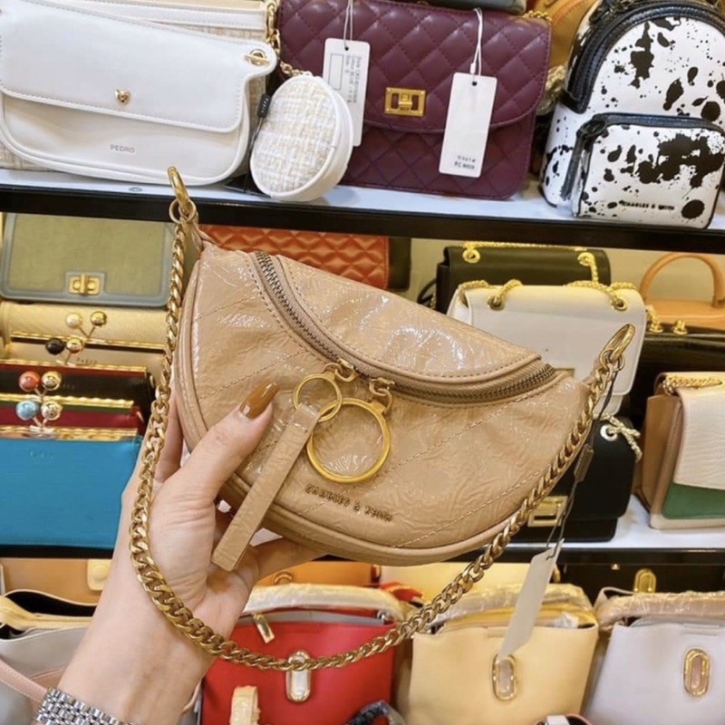 Túi bao tử đeo bụng kèm dây xích và 2 dây da chuẩn 11