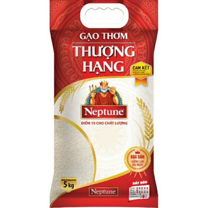 gạo thơm thượng hạng Neptune túi 5kg