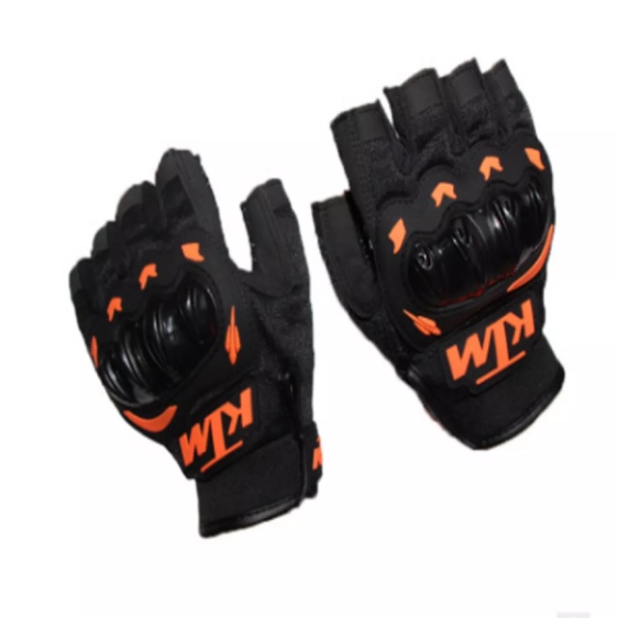 GĂNG TAY KTM HỞ NGÓN CÓ GÙ NHỰA - ĐỒ PHƯỢT - UY TÍN CHẤT LƯỢNG.