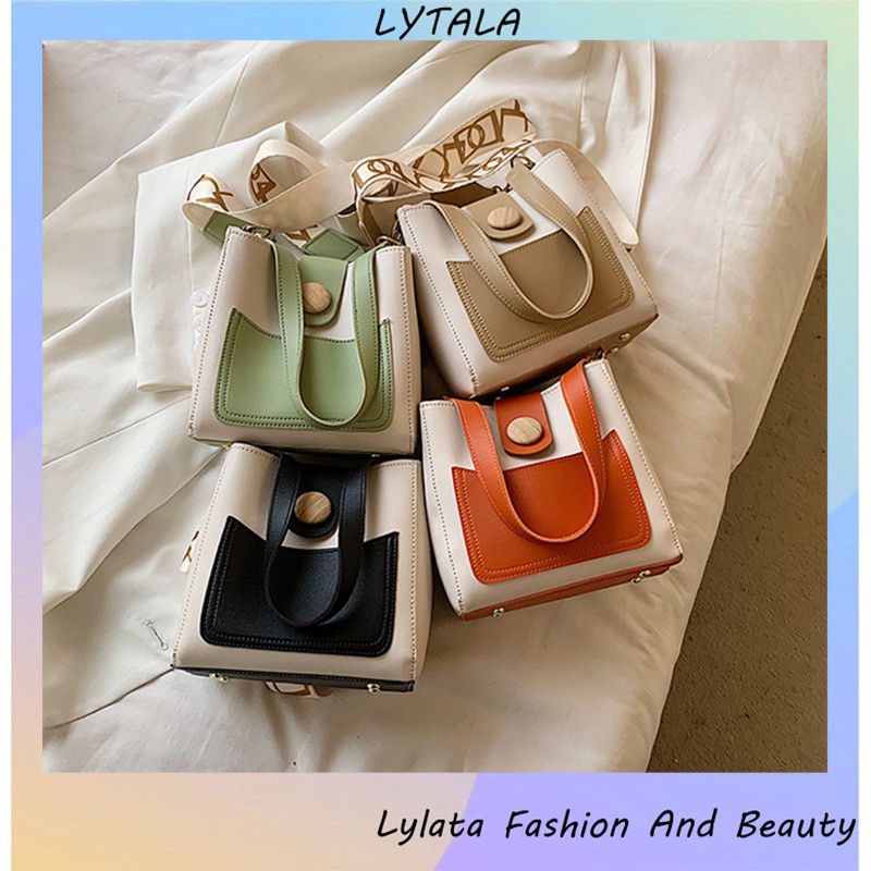 Túi đeo chéo nữ đi chơi da mềm cá tính dễ thương nhiều ngăn LYLATA BAG42