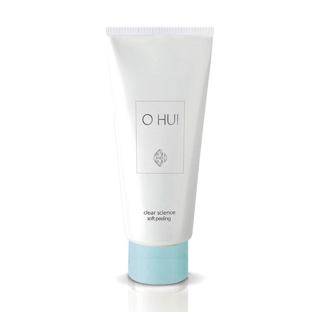 Bộ OHUI Làm Sạch Clear Science Soft Peeling 100ml Và Chống Lão Hóa Prime Advancer Ampoule Serum 4ml