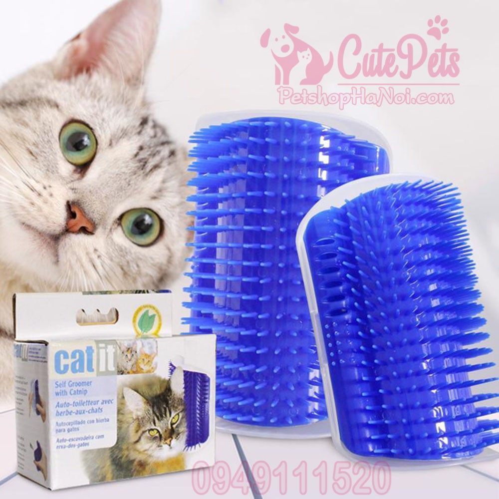 Cọ má cho mèo Cat it Self Groomer - CutePets Phụ kiện chó mèo Pet shop Hà Nội