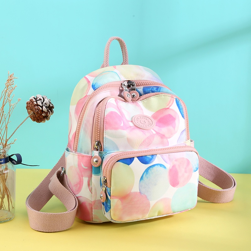 Ba Lô Du Lịch Siêu Nhẹ In Họa Tiết Mới Cho Nữ