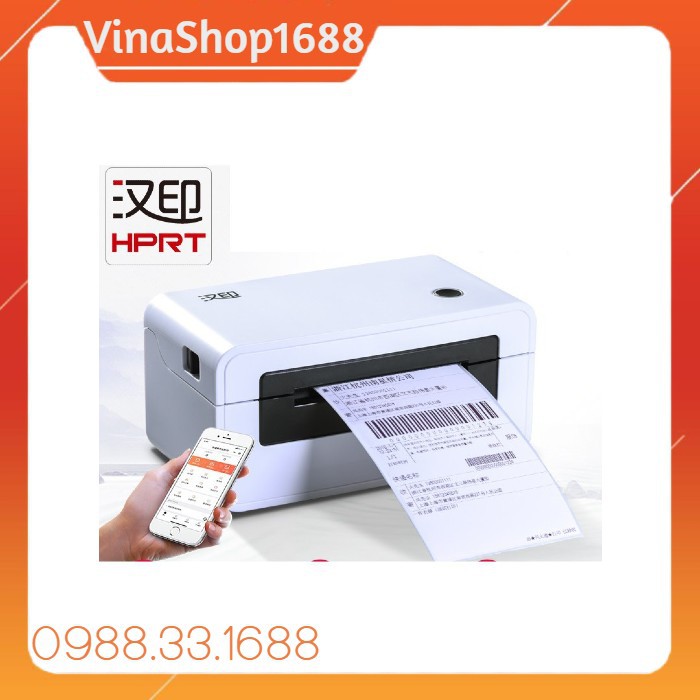 Máy in nhiệt HPRT N41- tặng kèm bút làm sạch đầu in cho máy in nhiệt N41 - in mã vận đơn