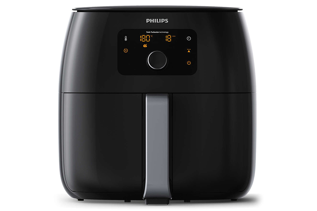 (Hàng Đức) Nồi chiên không dầu Philips HD 9654/90 2225W, 3.5 lít, thép không gỉ, màn hình hiển thị LCD