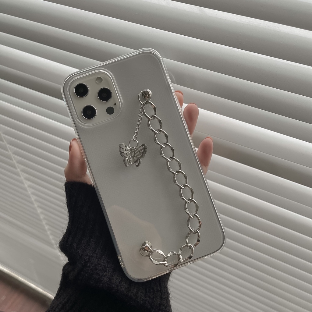 C1560 Ốp lưng silicon trong BUTTERFLY chain ver.2