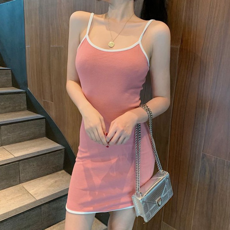Váy Nữ Đầm Body Dây Mảnh Thiết Kế Ôm Sát Tôn Dáng