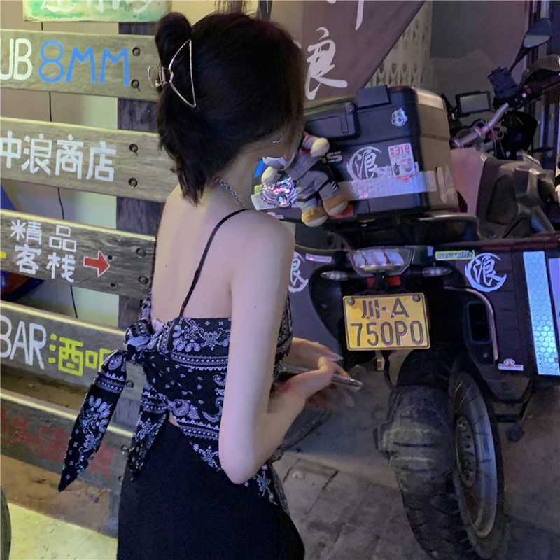 Áo hai dây nữ màu trơn gợi cảm thời trang mùa hè