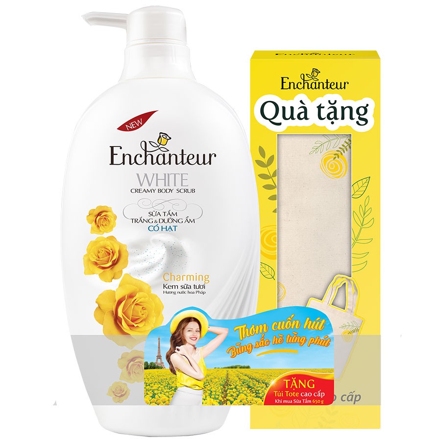 Sữa tắm Enchanteur có hạt 650g