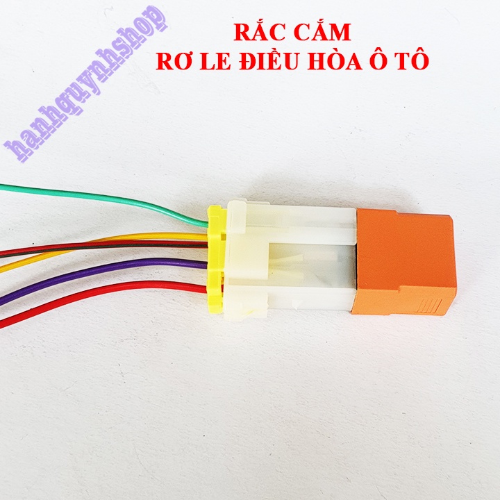 Rắc cắm, chuôi rơ le điều hòa ô tô 4, 5 chân hàng đẹp loại 1 (giá bán 1 cái)