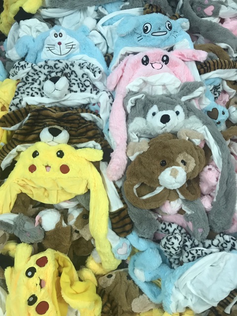 Nón tai thú đáng yêu, siêu xinh nhiều hình ngộ nghĩnh