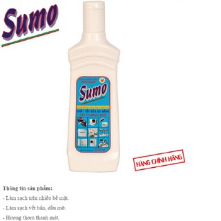 CHẤT TẨY RỬA ĐA NĂNG SUMO CHAI 350G đặc chế với công thức độc đáo, công nghệ tẩy bẩn siêu mạnh, nhưng không. độc hại.