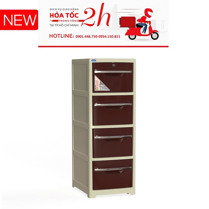 TỦ NHỰA DUY TÂN KHÓA SAKE 4 NGĂN MỚI- 2021- GIAO NHANH 2H TẠI HCM LIÊN HỆ SHOP